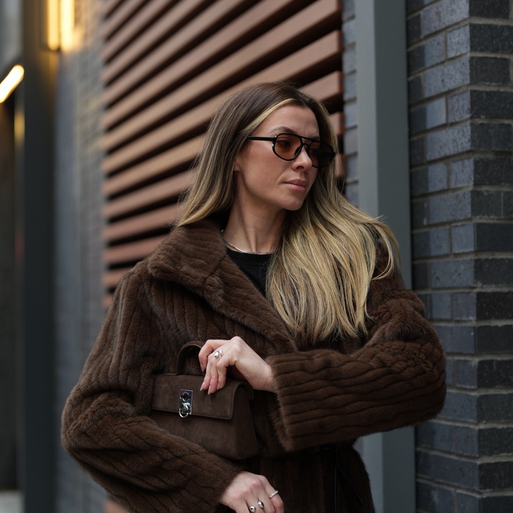 Revolve Chocolate Teddy Jacket - image 2